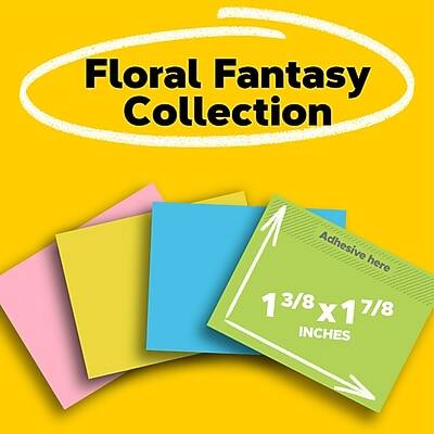 Floral Fantasy Collection  
Adhesive here  
1 3/8 x 1 7/8 inches