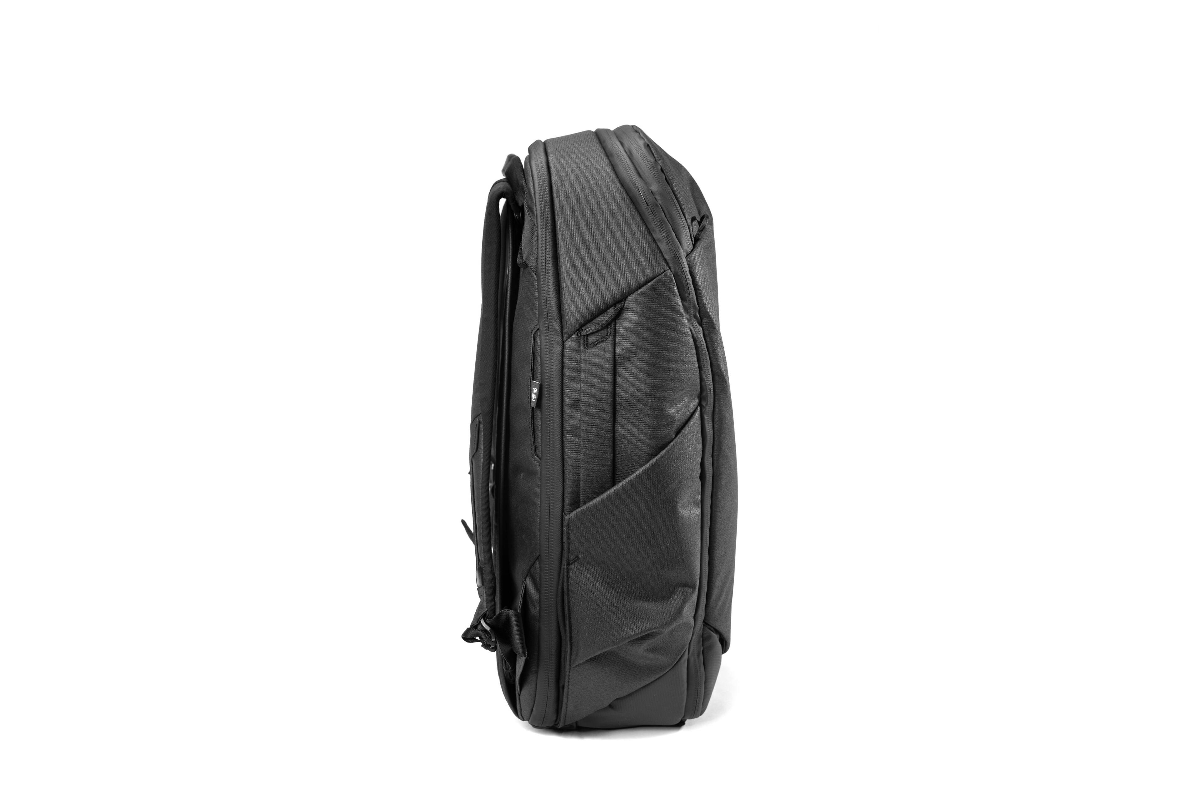 Alt View 11. Peak Design - Travel Backpack 30L - Black.