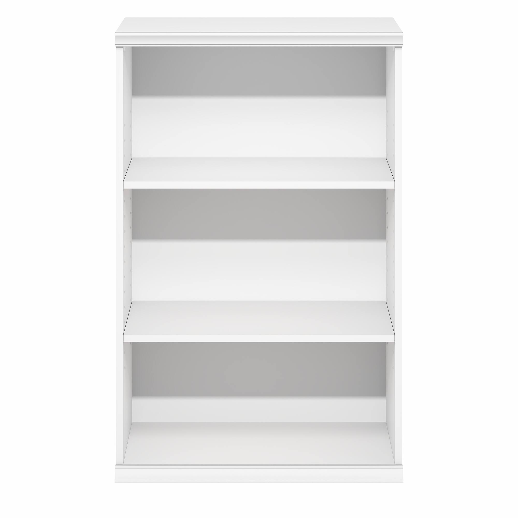 Alt View 5. Furinno - FANO Closet Organizers and Storage, 3-Tier Closet Organizer with Adjustable Shelves, Stackable Open Shelf Closet Shelves - White.
