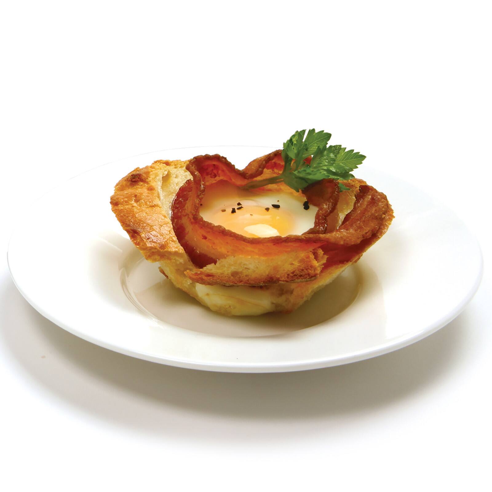 Alt View 4. Norpro - Nonstick Mini Pie Pans, Set of 4 – 5-Inch Round Baking Dishes, Silver - Black.
