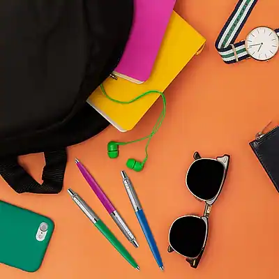 Alt View 7. Parker -  Jotter Originals Ballpoint Pen, Medium Point, 4/Pack  - Black Ink.