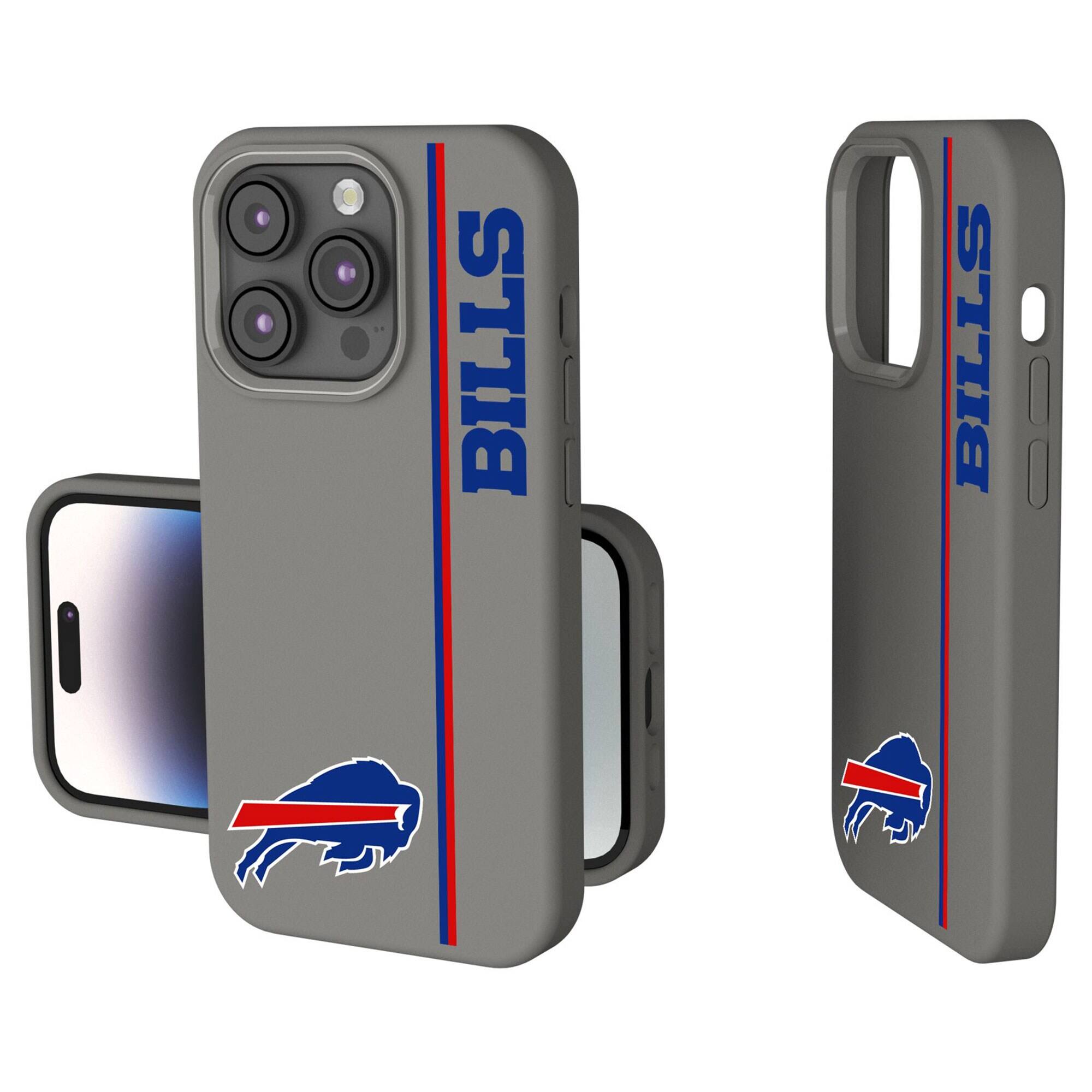 Keyscaper - NFL - Buffalo Bills iPhone Soft Touch Case - 14 - Gray