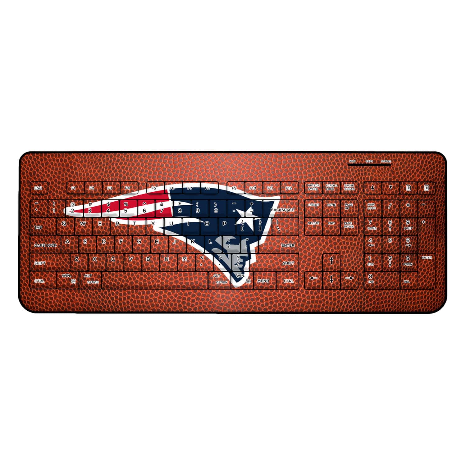 Keyscaper - Football Design Wireless Keyboard - Multicolor