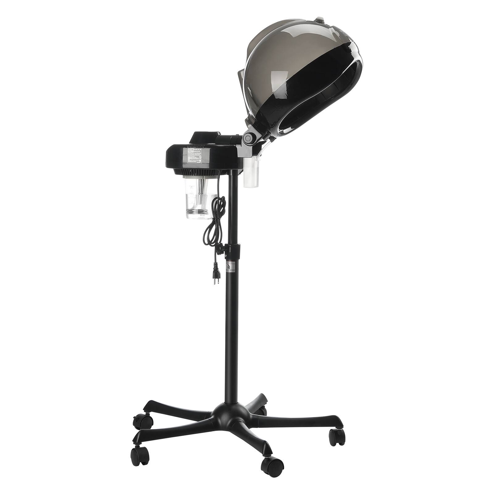 Alt View 5. VEVOR - Ionic Hair Steamer with Dual Modes, 11.81-inch Hooded, Adjustable Stand & Timer - Black.