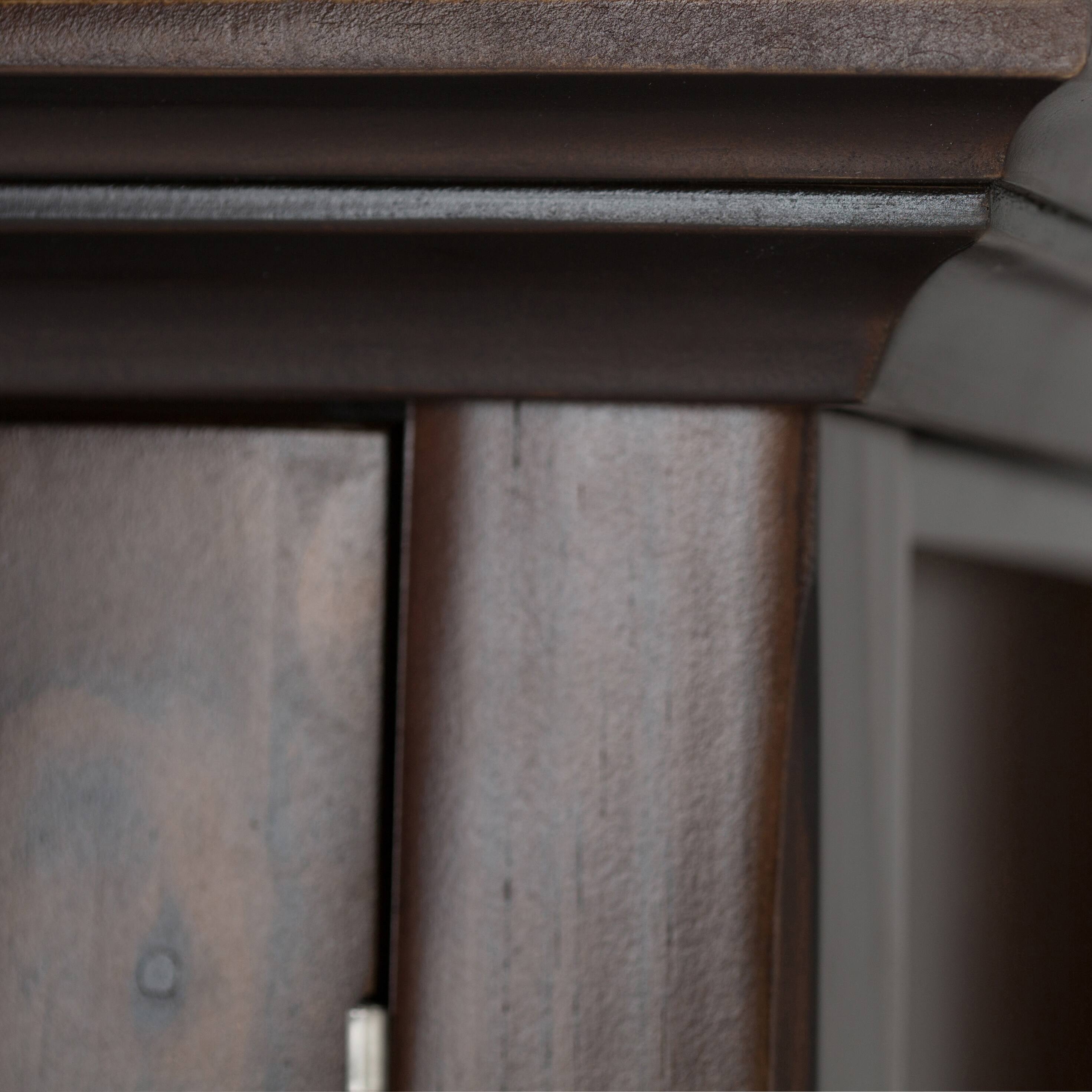 Alt View 6. Simpli Home - Acadian SOLID WOOD 60 inch Wide Transitional TV Media Stand in Brunette Brown For TVs up to 65 inches - Brunette Brown.