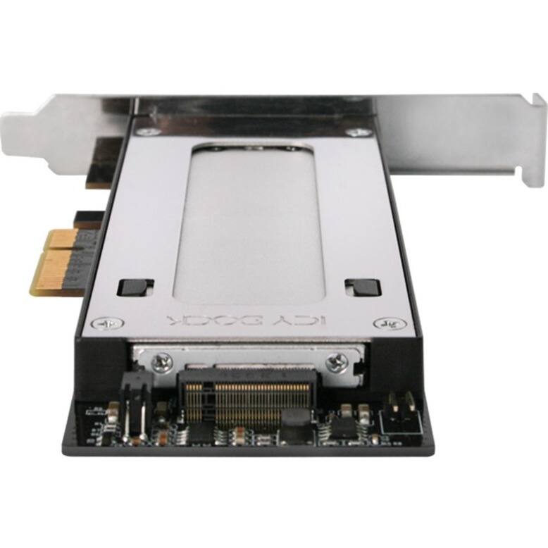 Alt View 5. Icy Dock - Drive Bay Adapter M.2, PCI Express NVMe - PCI Express 3.0 x4 Host Interface.
