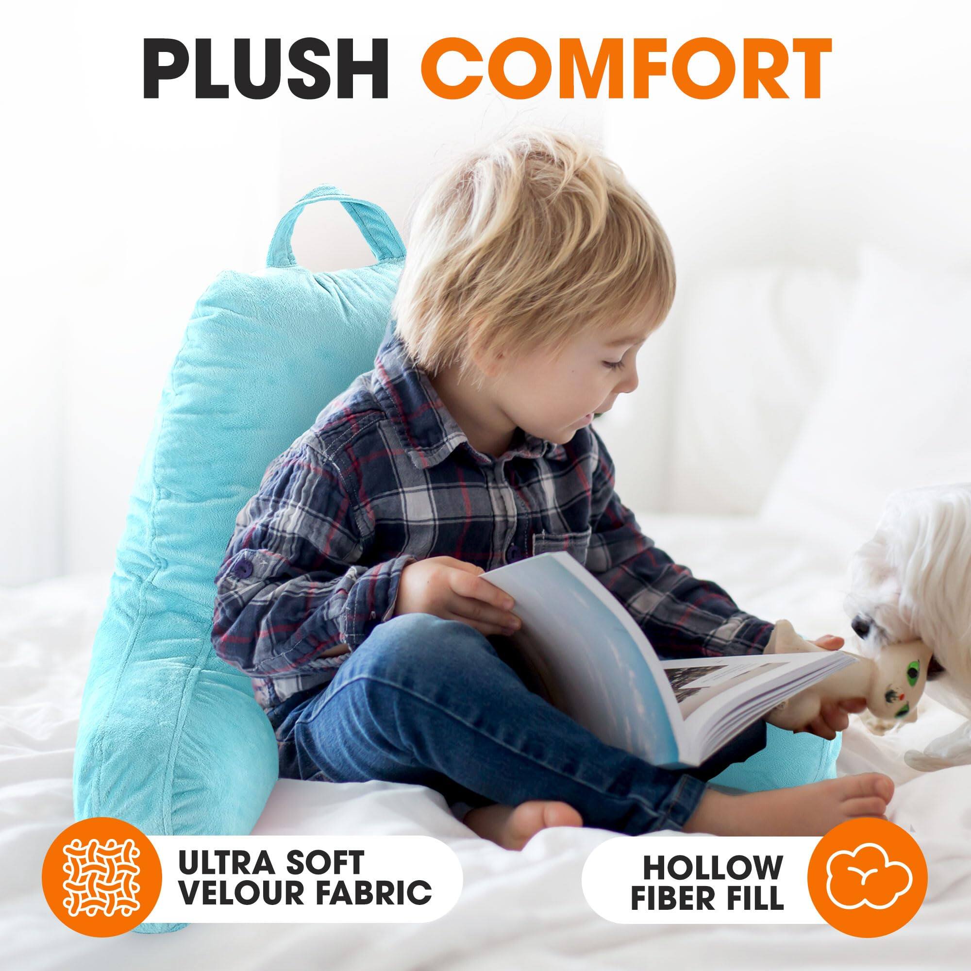 PLUSH COMFORT  
ULTRA SOFT VELOUR FABRIC  
HOLLOW FIBER FILL