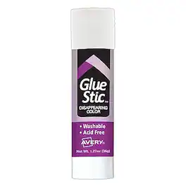 Avery - Glue Stic Washable Glue Sticks, (00226) - Purple
