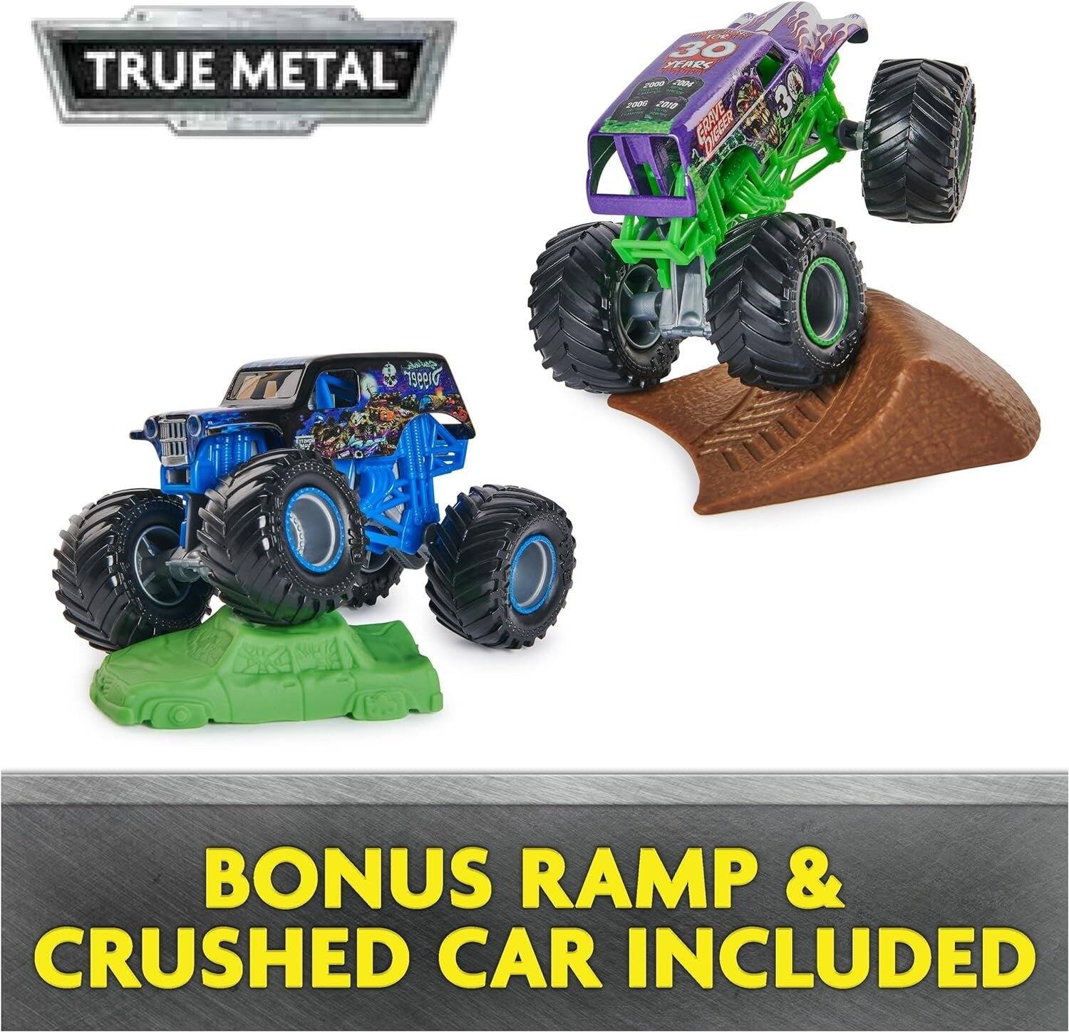 TRUE METAL 30 TARE 2000g FRATE 30 Digger BONUS RAMP & CRUSHED CAR INCLUDED