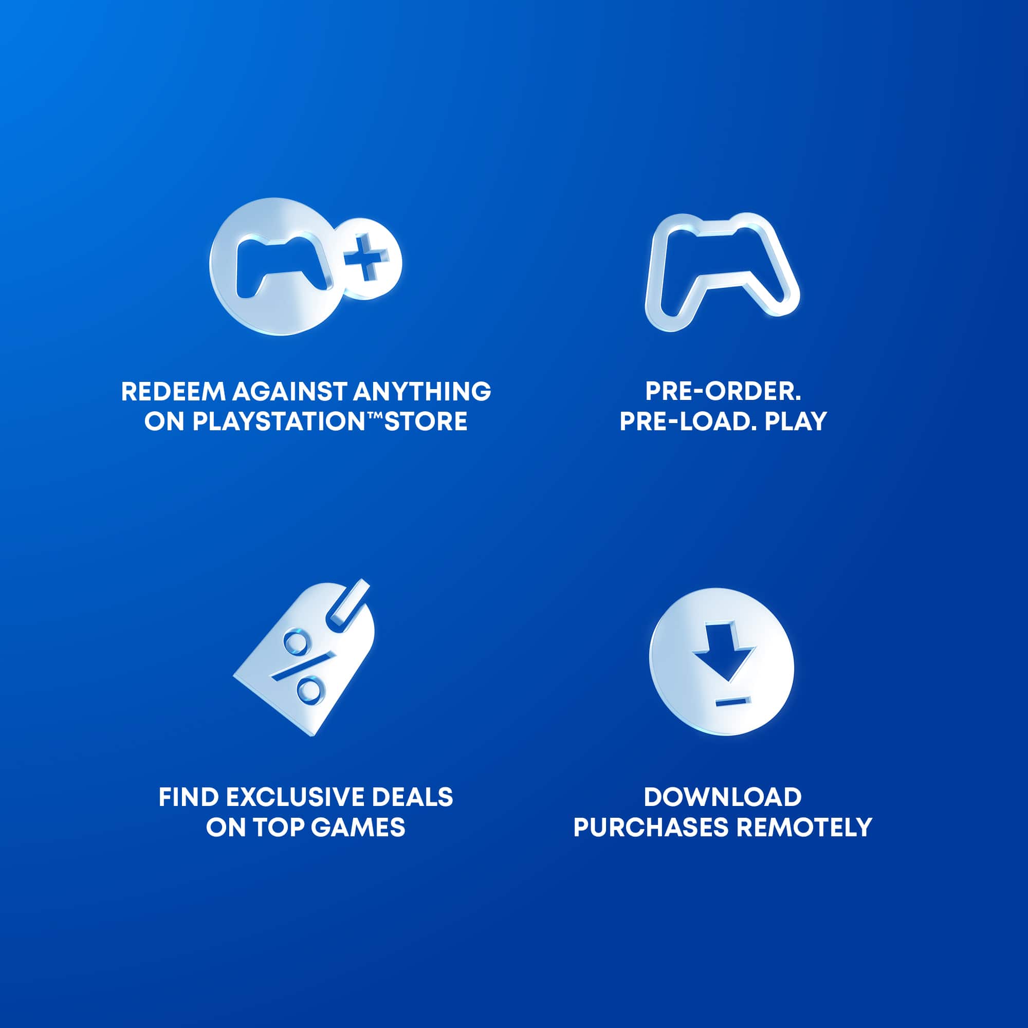 Alt View 1. Sony - $25 PlayStation Store Gift Card - Blue.