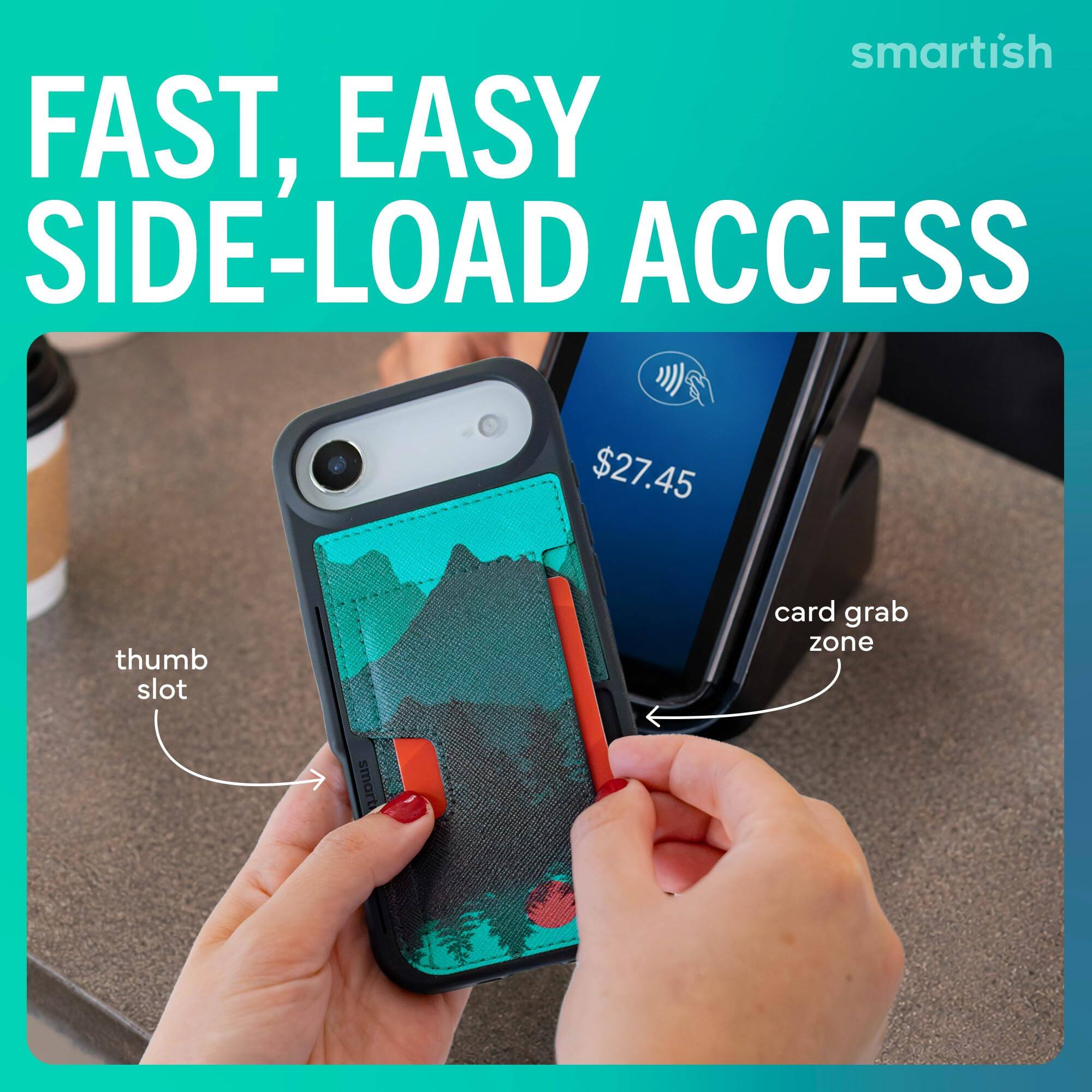 FAST, EASY SIDE-LOAD ACCESS

$27.45

thumb slot

card grab zone