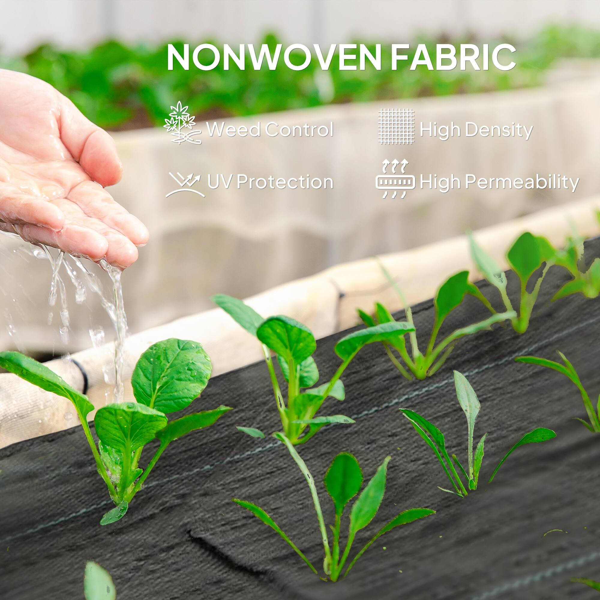 NONWOVEN FABRIC

- Weed Control
- UV Protection
- High Density
- High Permeability