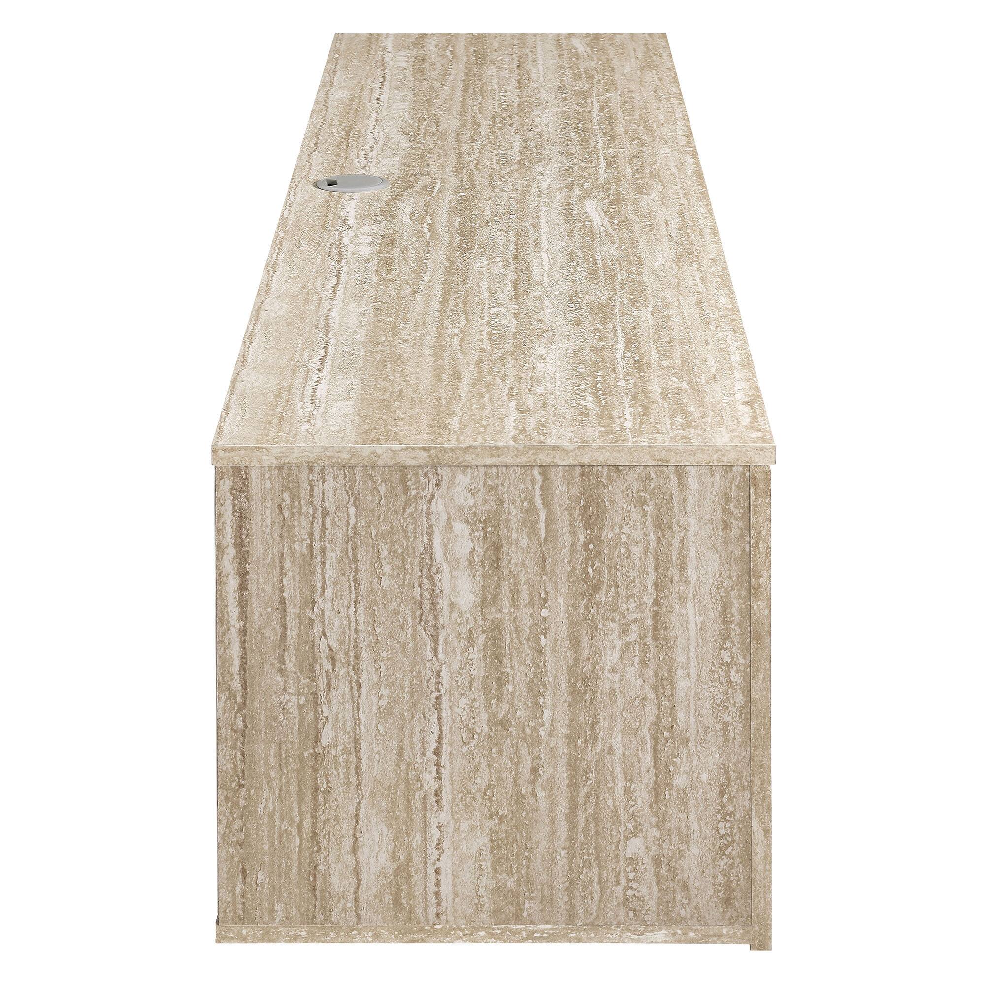 Alt View 2. Modway - Terra 71" Wall-Mounted TV Stand by Modway - Travertine.