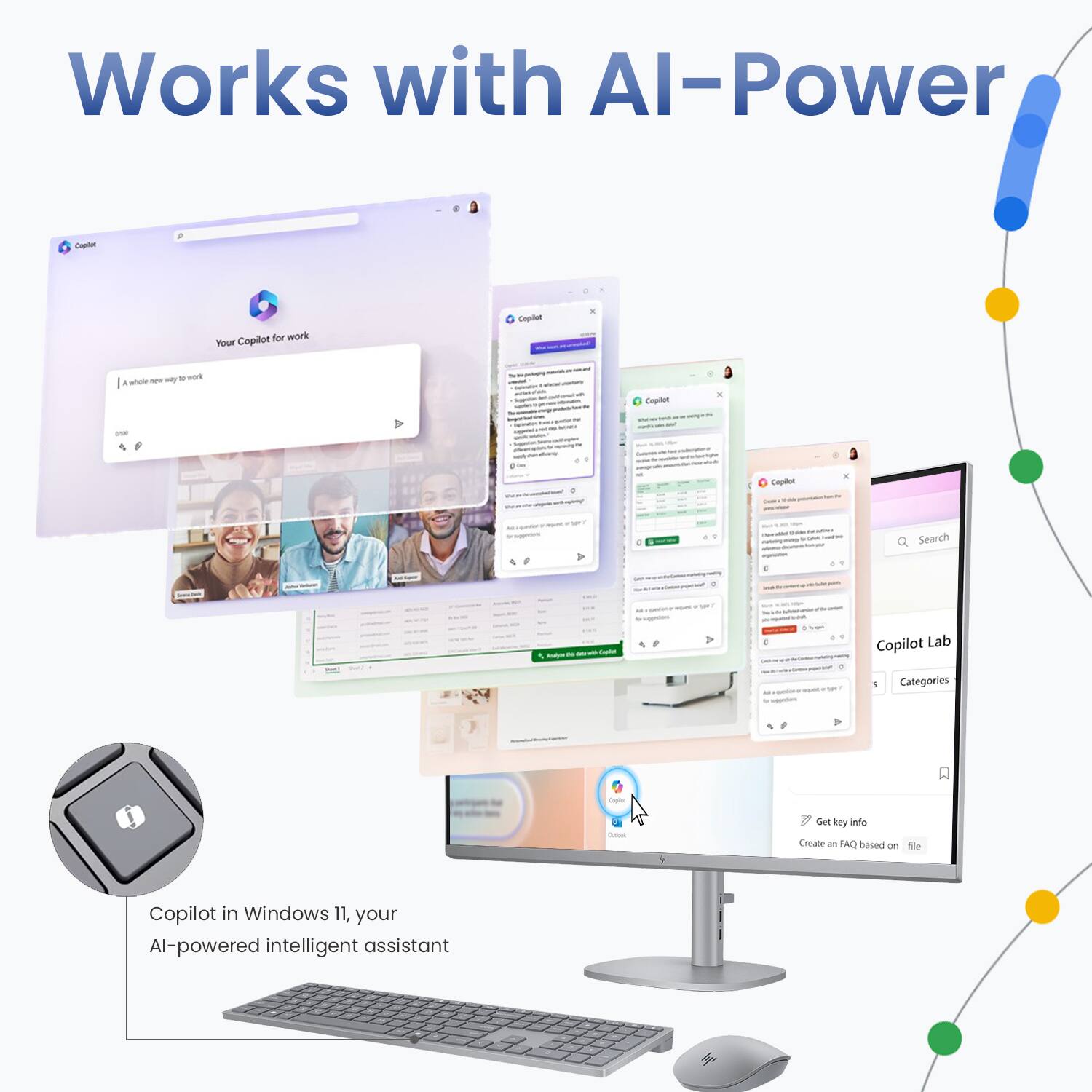 Works with AI-Power

Your Copilot for work

Copilot in Windows 11, your AI-powered intelligent assistant

Copilot Lab
Categories

Create an FAQ based on file

Get key info