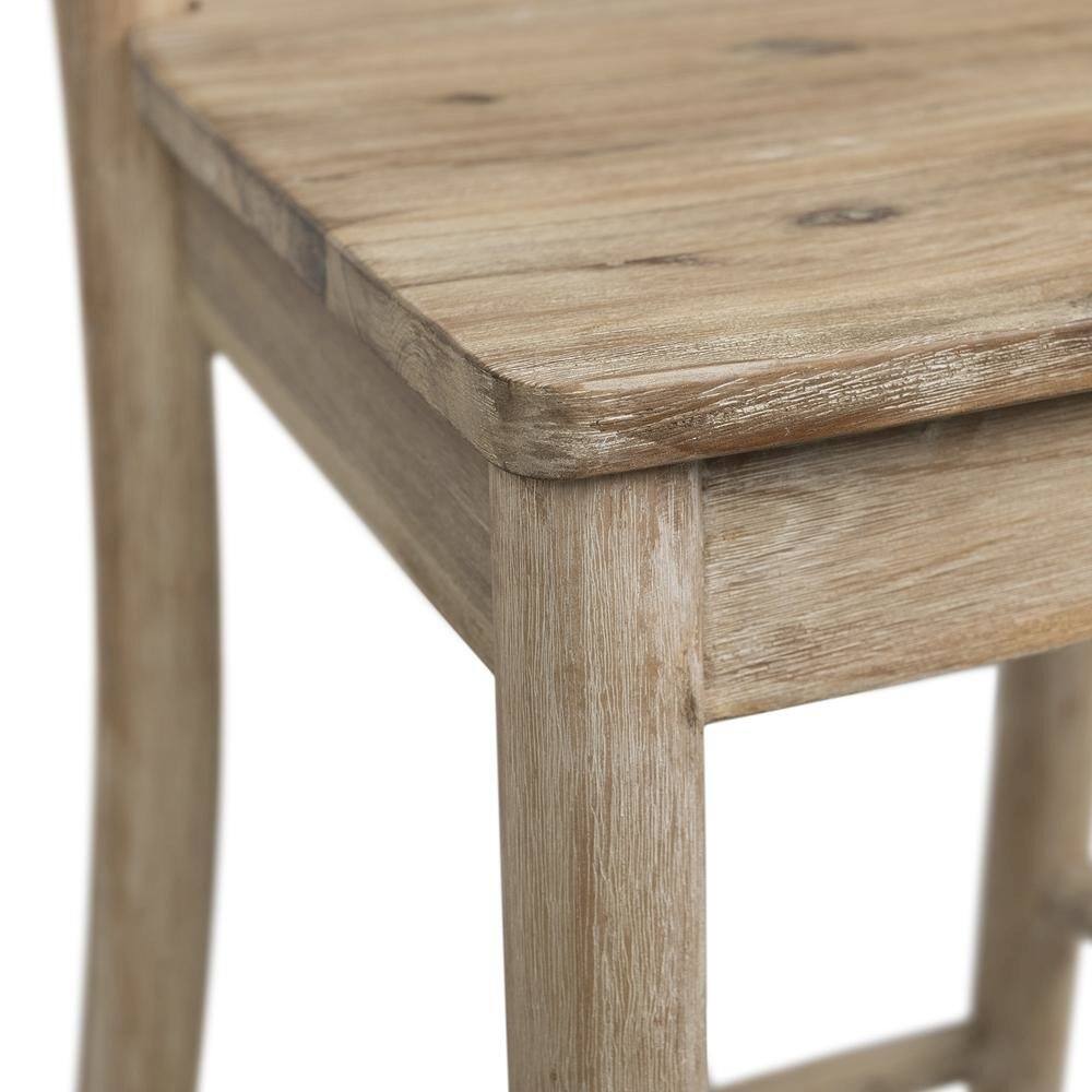Alt View 6. FurniFact - Beach Counter Stool with Back Support for Kitchen Island or Bar Seating - Beach.