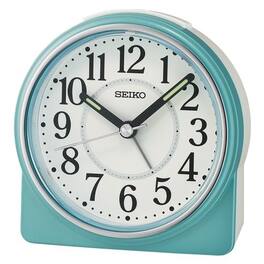 Seiko - 4" Marui Bedside Alarm Clock - Blue