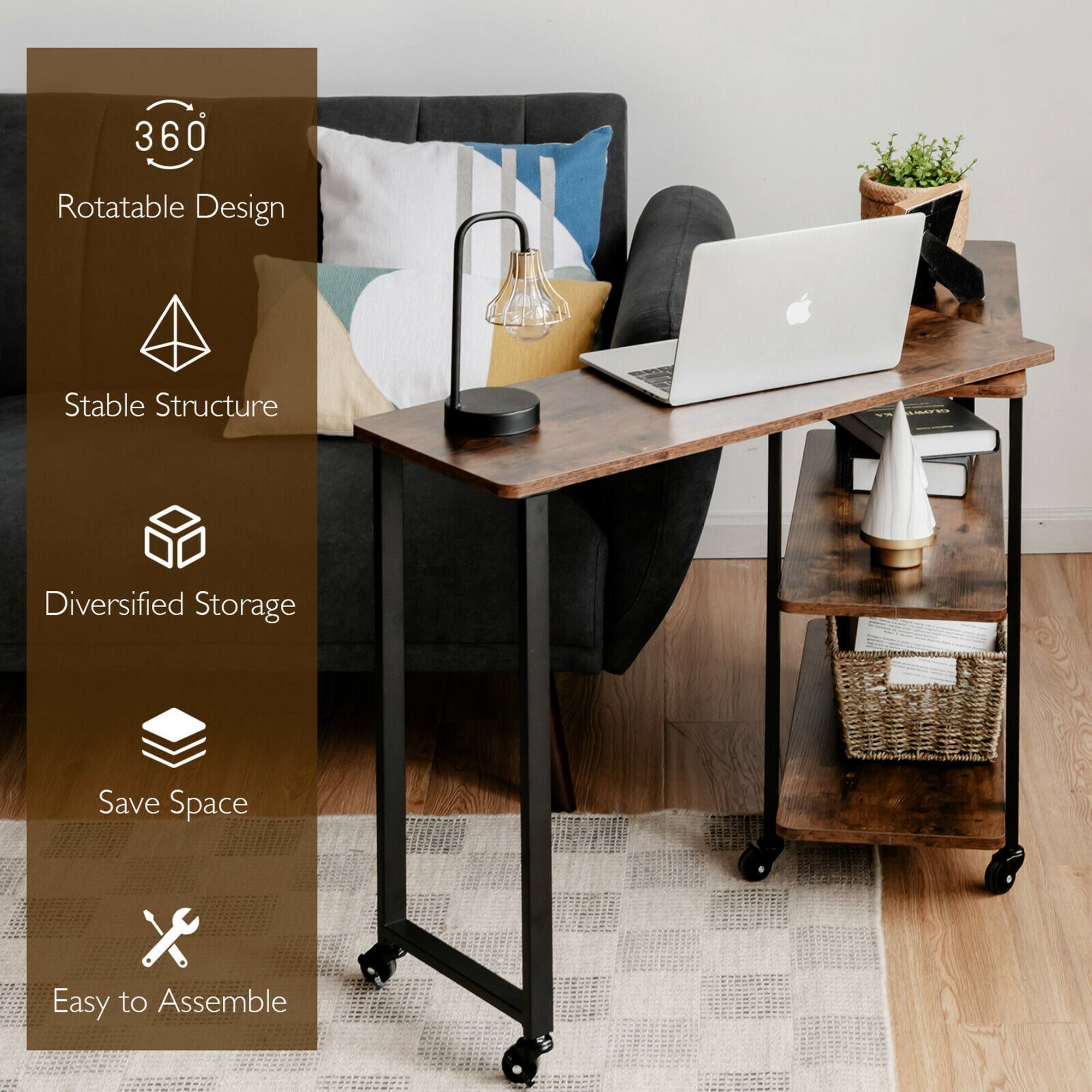 360° Rotatable Design  
Stable Structure  
Diversified Storage  
Save Space  
Easy to Assemble