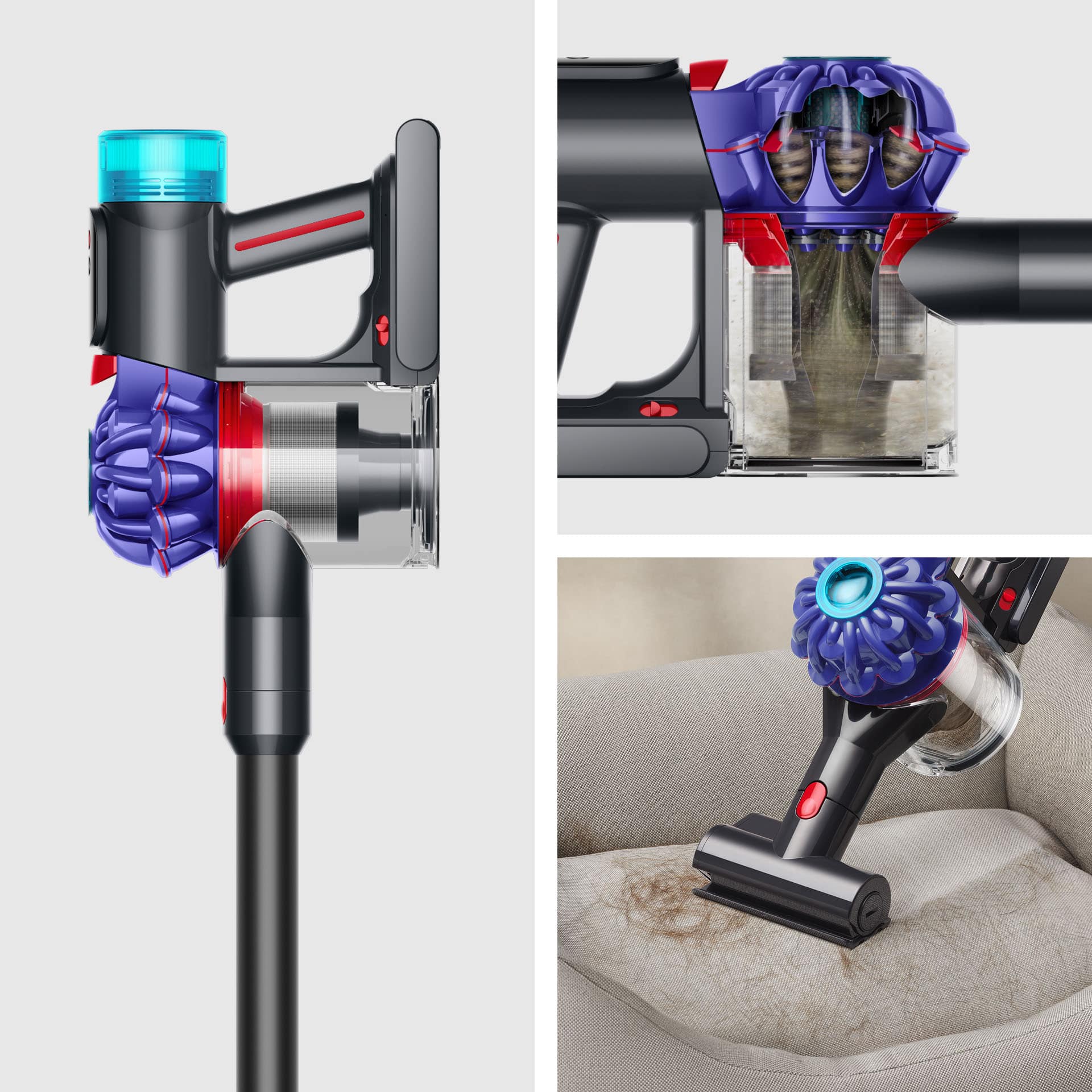 Dyson V10 Konical Cordless Vacuum Black/Blue 626416-01 - Best Buy