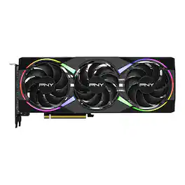 PNY - NVIDIA GeForce RTX 5060 Ti Epic-X ARGB Overclocked 8GB GDDR7 PCI Express 5.0 Graphics Card with Triple Fan - Black