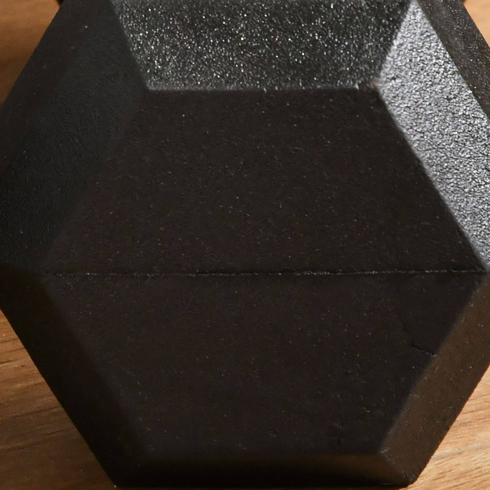 Alt View 7. Soozier - 2 x 12lbs Hex Dumbbell Set of 2, Rubber Weights Exercise Fitness Dumbbell with Non-Slip Handles, Anti-roll - Black.