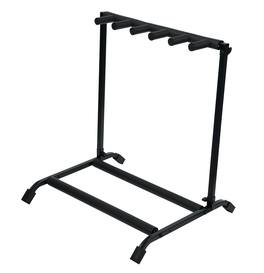 Gator - Rok-It Collapsible, Folding Guitar Rack Designed to Hold 5x Electric or Acoustic Guitars, with Foam Padded Support
