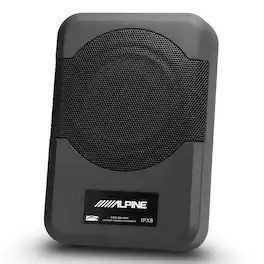 Alpine - PWE-S8-MRN 8" Powered Marine Subwoofer Enclosure - Black