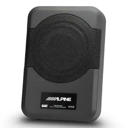 ALPINE
PWE-S8-MRN
COMPACT POWERED SUBWOOFER
IPX6