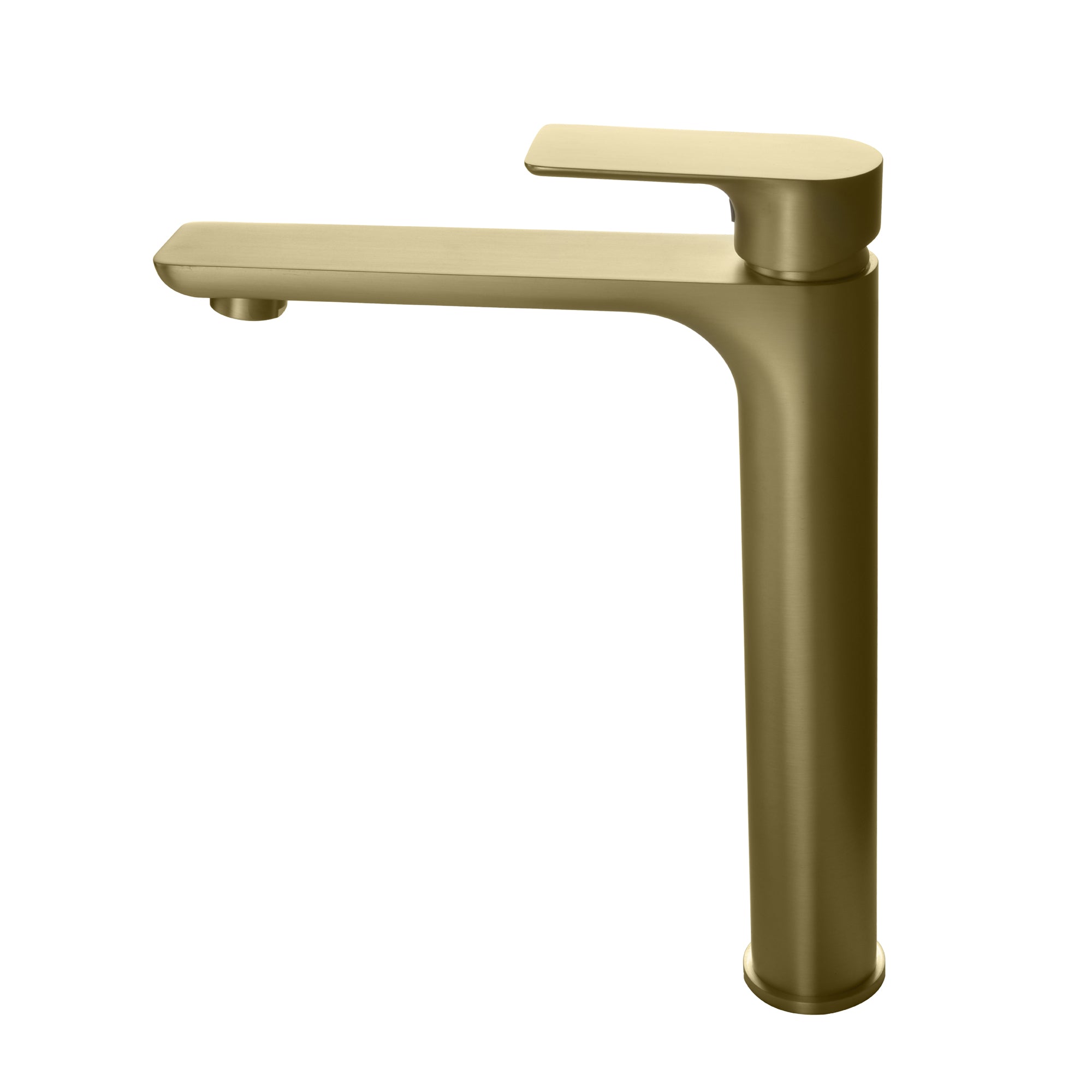 Alt View 10. Boyel Living - 1.2 GPM Single Handle Single Hole Bathroom Faucet with Water Supply Hose and Built in Aerator in Brushed Gold Tall - Brushed Gold.