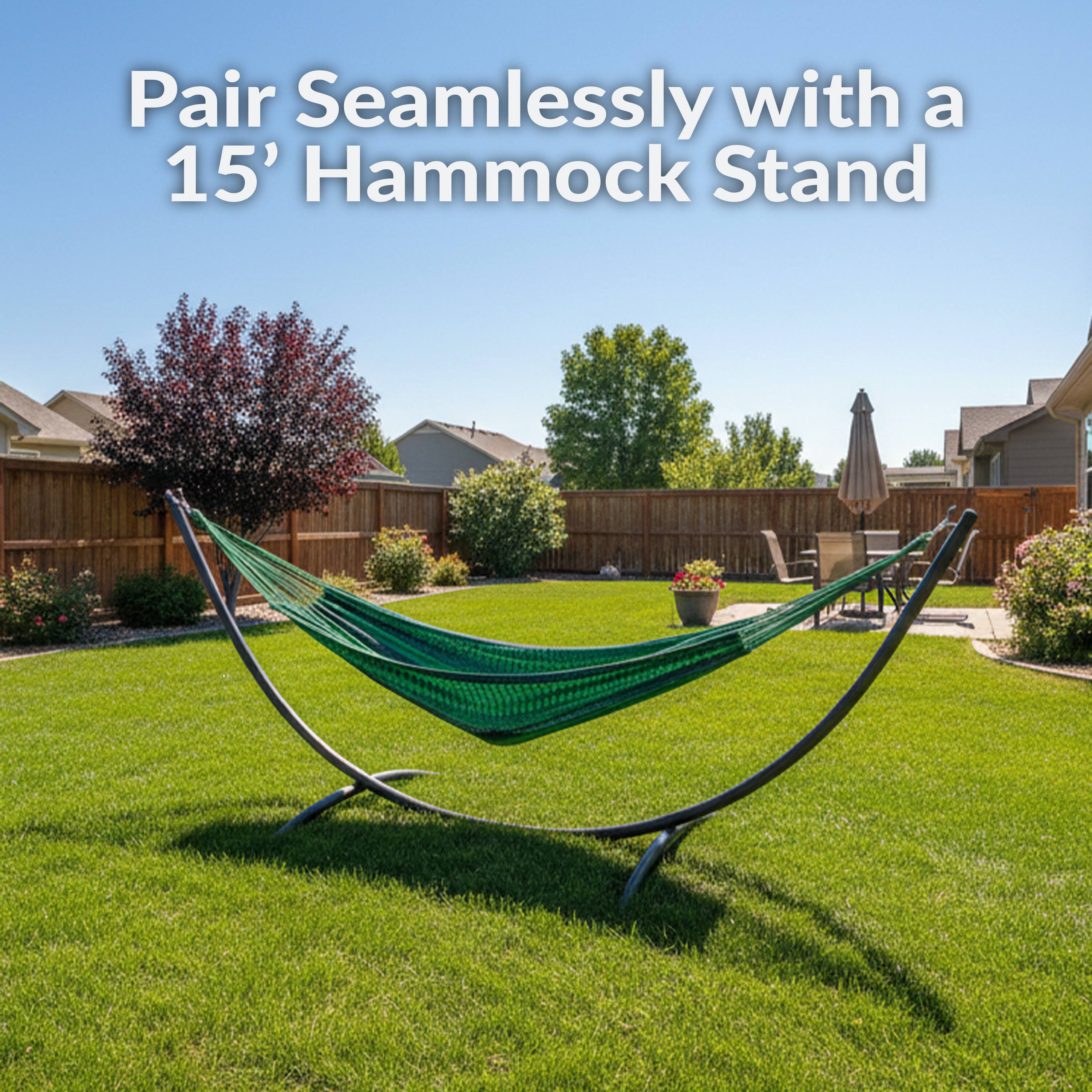 Pair Seamlessly with a 15' Hammock Stand