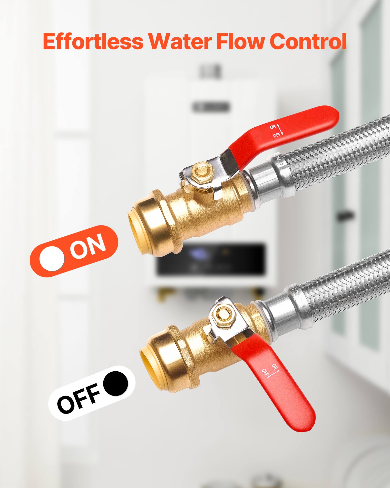 Effortless Water Flow Control

ON OFF ON OFF NO OFF