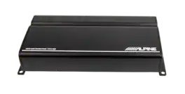 Alpine - 400W Class D Bridgeable Multichannel Amplifier with Built-In Crossover - Black