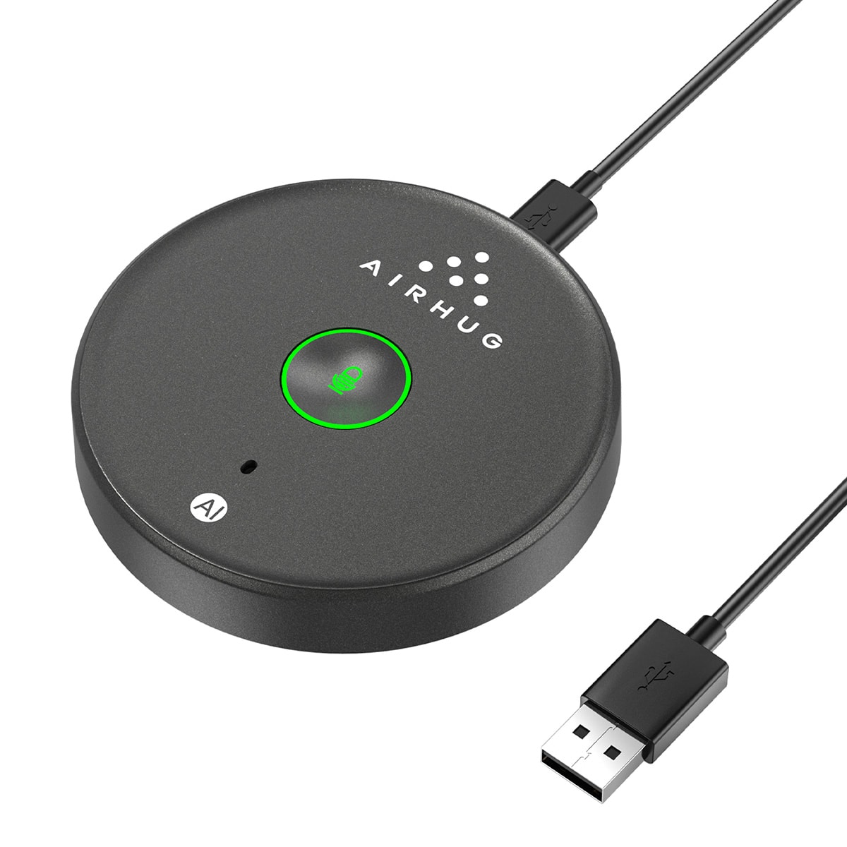 AIRHUG - USB Microphone No Speaker, Desktop Computer Mic for Laptop