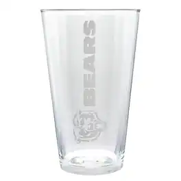 Great American Products - Chicago Bears Etched 16oz. Vertical Rally Cry Pint Glass - Multicolor