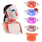 Front. LifePro - LifePro LED Light Therapy Mask Red Light Mask for Face and Neck At Home Skin Care - White.