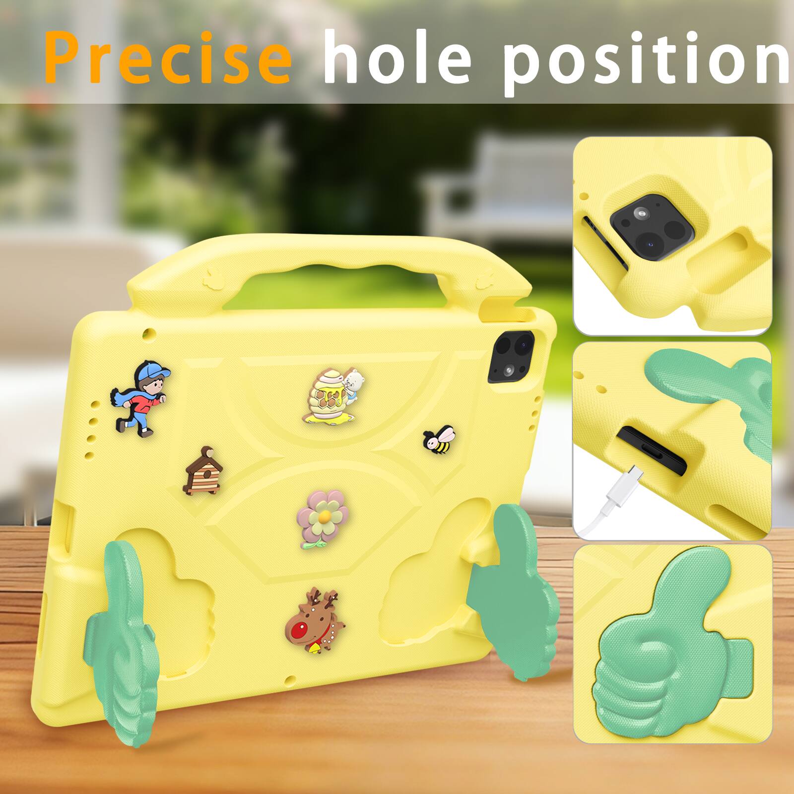 Precise hole position