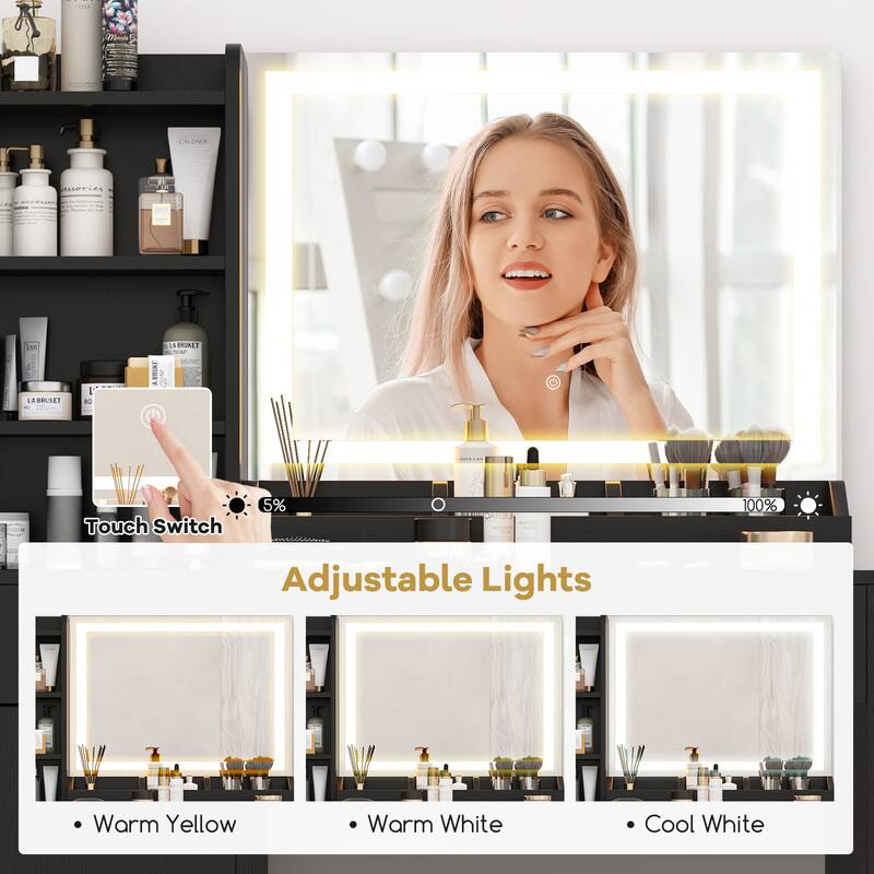 assories  
BRUKET  
LA BRUKET  
80  
5% Touch Switch Adjustable Lights  
100%  
Warm Yellow  
Warm White  
Cool White