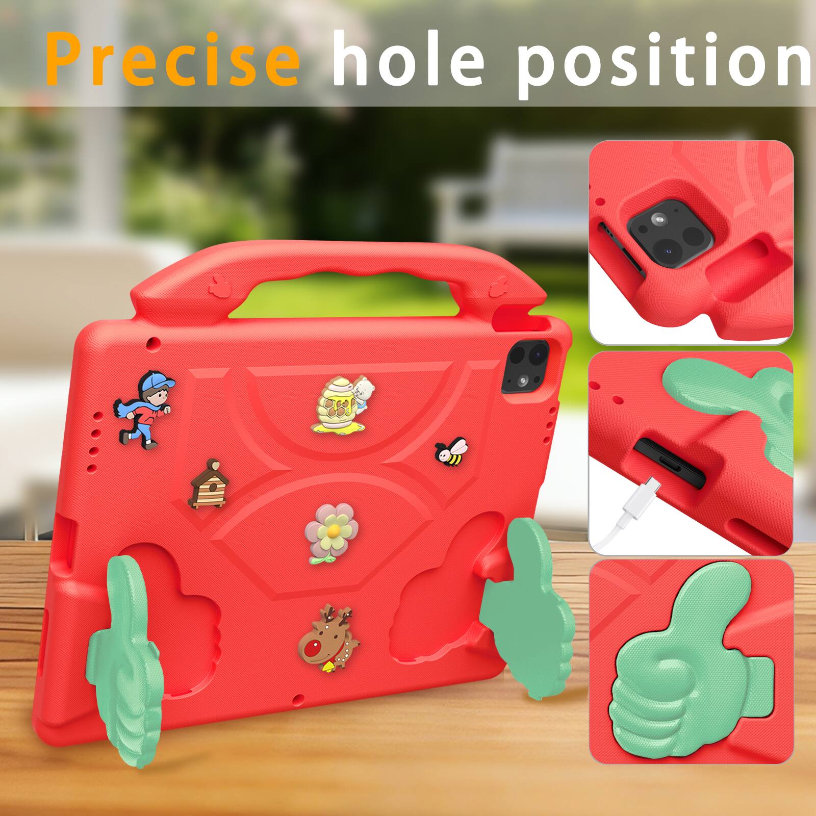 Precise hole position
