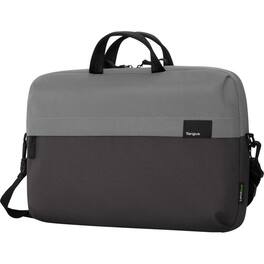 Targus - Sagano EcoSmart TBS574GL Carrying Case (Slipcase) for 14" Notebook - Bump Resistant, Scratch - Black/Gray