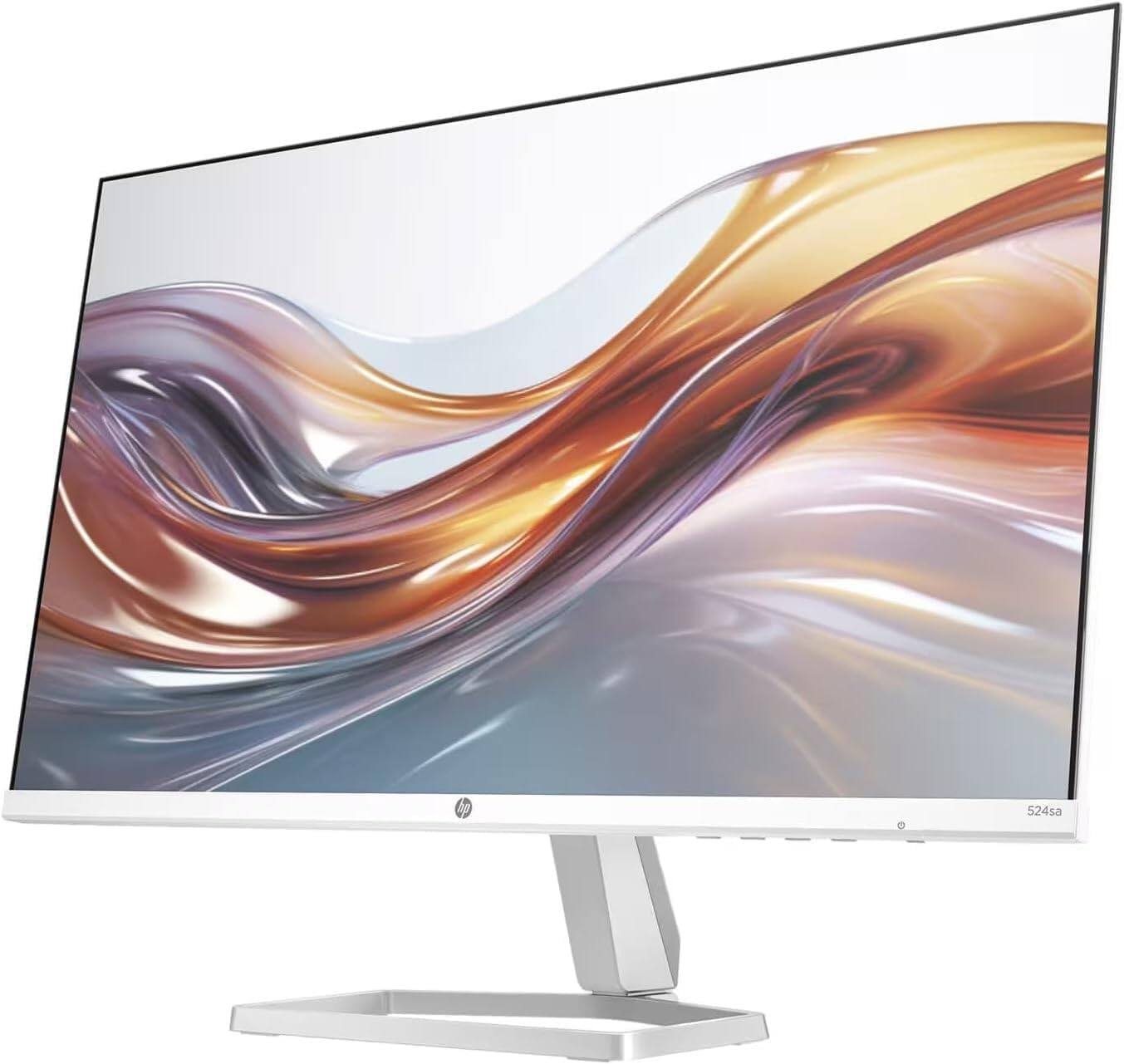 Left. HP - HP Series 5 524sa 24" FHD Monitor, Flicker Free, Anti-Glare, Low Blue Light & DKZ Hub, White/Silver (94C36AA#ABA) 2 Pack - Black.