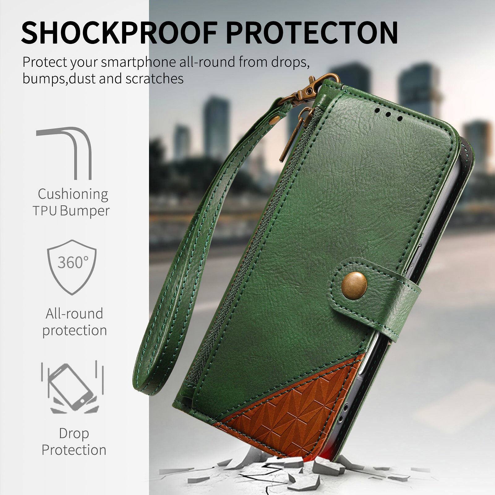 SHOCKPROOF PROTECTION  
Protect your smartphone all-round from drops, bumps, dust and scratches  

Cushioning TPU Bumper  
360° All-round protection  
Drop Protection
