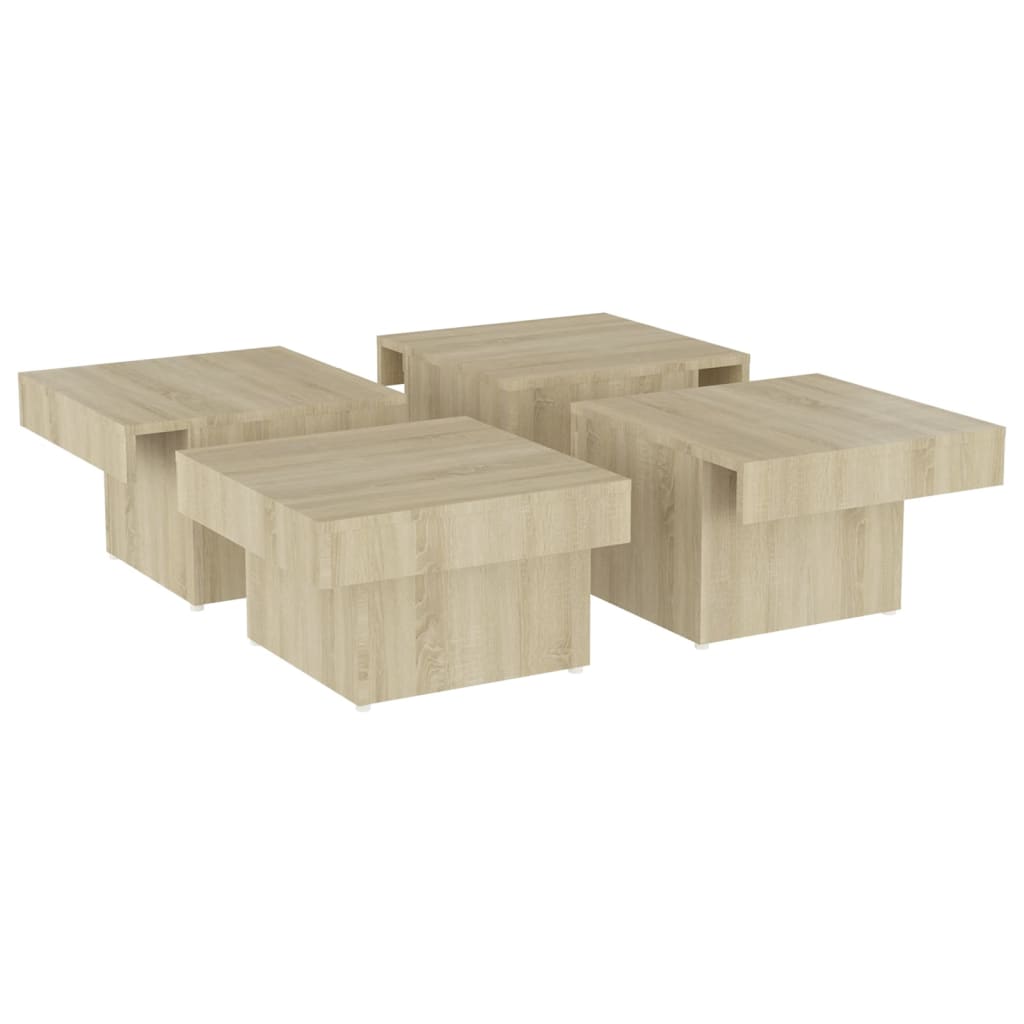 Alt View 3. Boyel Living - Modern Sonoma Oak Coffee Table with Stylish and Durable Engineered Wood - Brown.