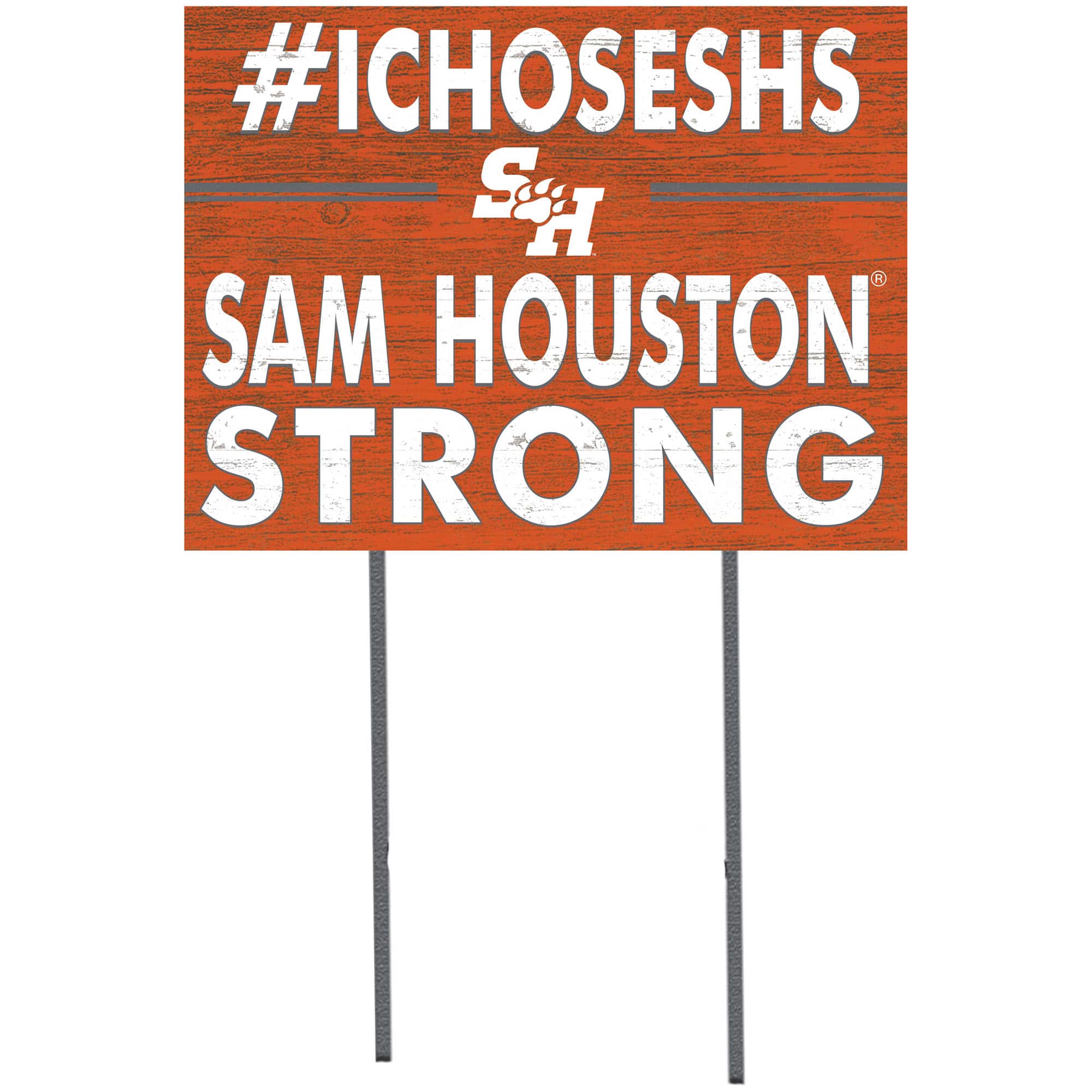 Jardine - Sam Houston State Bearkats 18'' x 24'' I Chose Lawn Sign - Orange