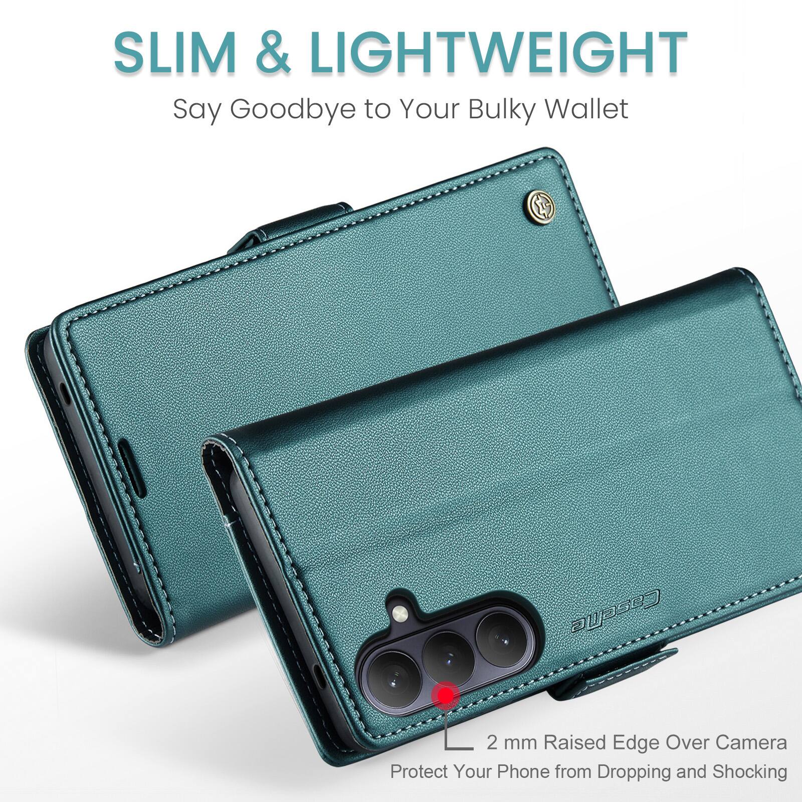 SLIM & LIGHTWEIGHT  
Say Goodbye to Your Bulky Wallet  

157 CaseNe  
2 mm Raised Edge Over Camera  
Protect Your Phone from Dropping and Shocking