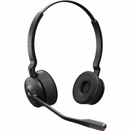 Front. Jabra - Jabra Engage 55 SE Headset - Microsoft Teams Certification - Stereo - Binaural - Black.