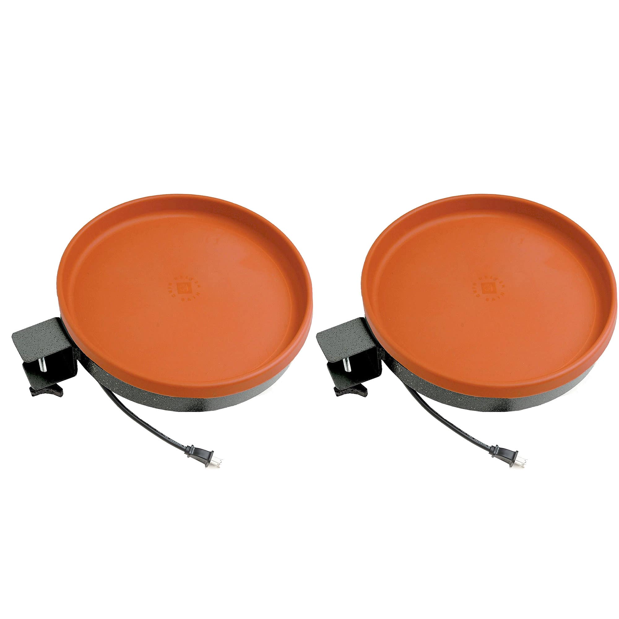 Farm Innovators - All Seasons 3 In 1 75 Watts Heated Birdbath, Terracotta (2 Pack) - Terra Cotta