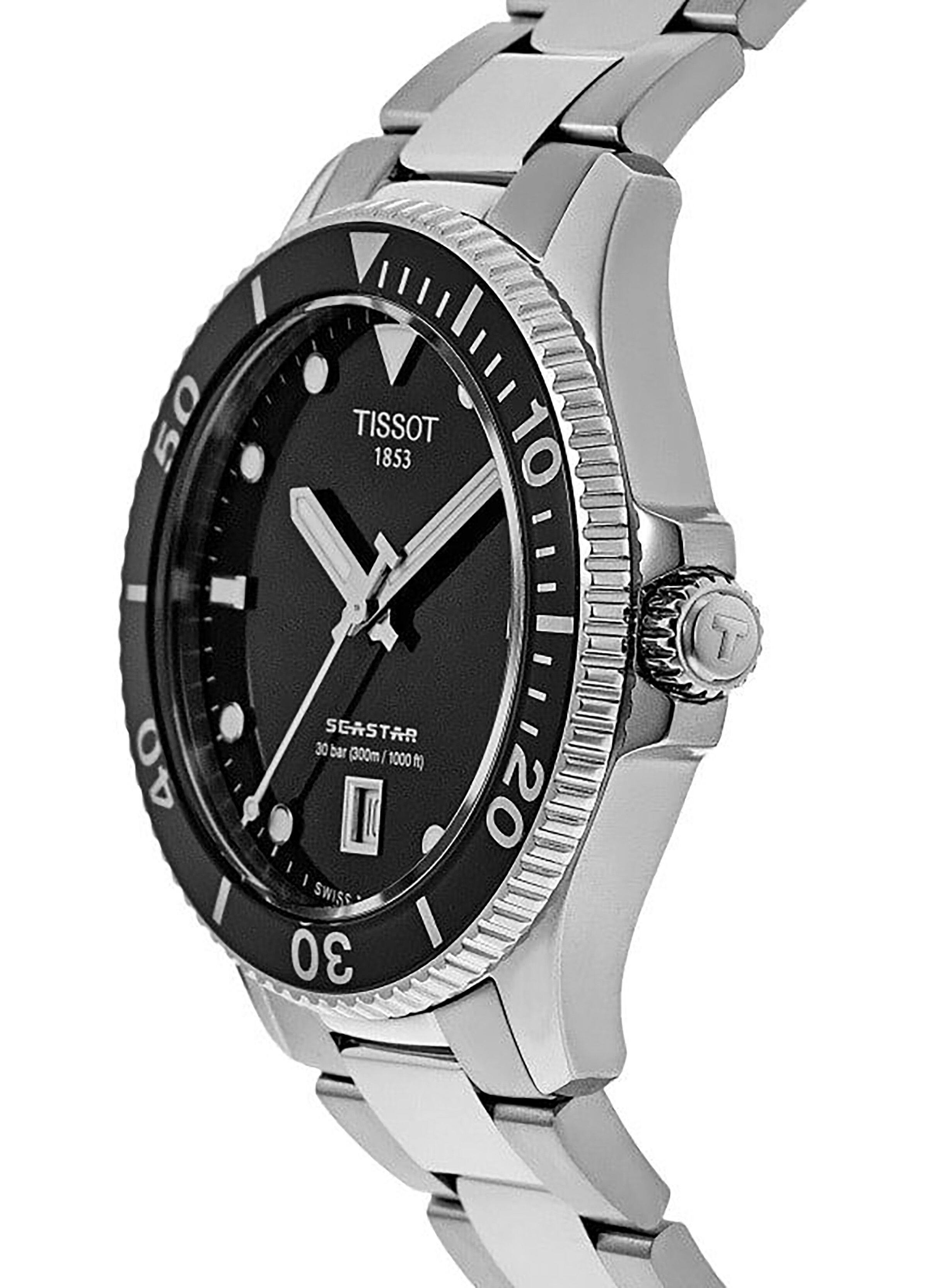 50 40 TISSOT 1853 30 SEASTAR 30 bar (300m / 1000ft) 20 SWISS