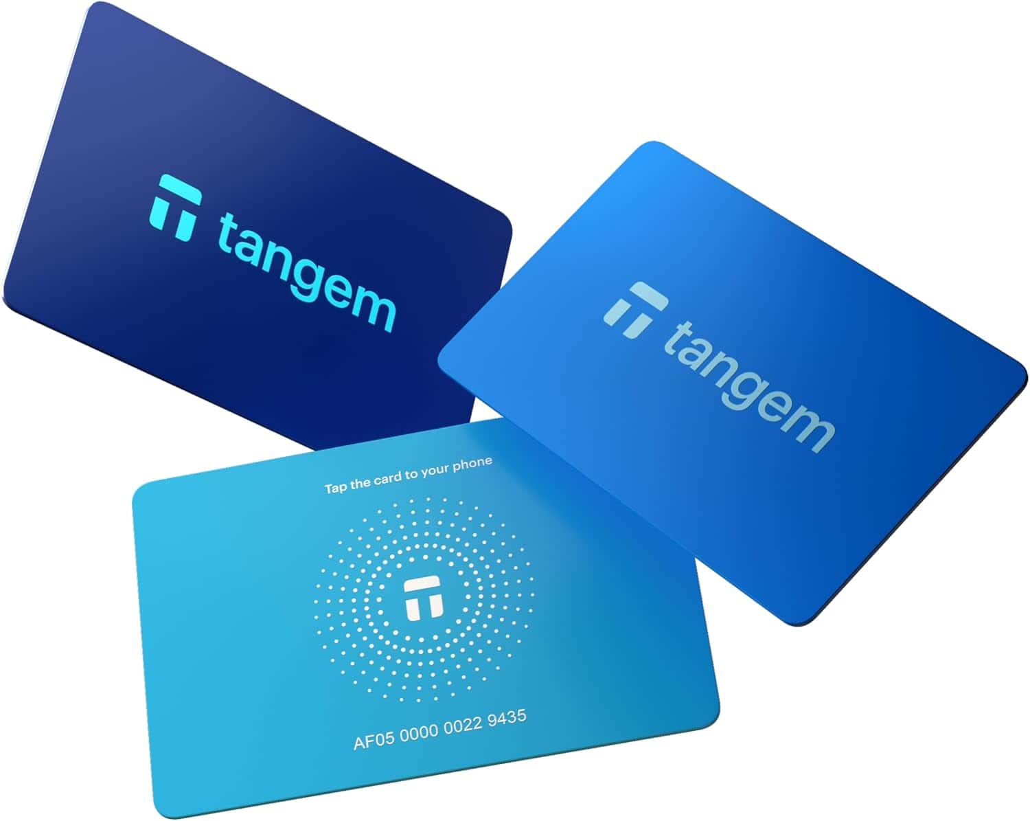 Tangem - Wallet Pack of 3 - Secure Crypto Wallet - Trusted Cold Storage for Bitcoin, Ethereum, NFT's & More Coins - 100% Offline