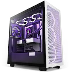 NZXT H7 Flow ATX Mid Tower PC Case White & Black CM-H71FG-01 NZXT H7 Flow ATX Mid Tower PC Case White & Black CM-H71FG-01