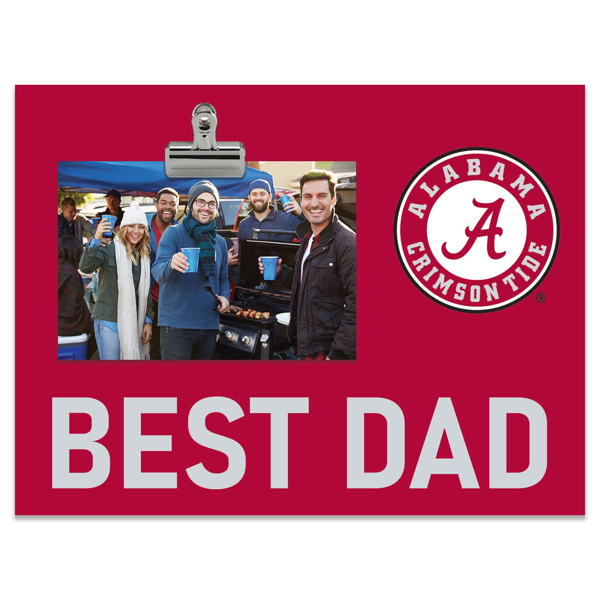 "Fan Creations - Alabama Crimson Tide 8"" x 10.5"" Briteline Best Dad Clip Frame - Multicolor" price history on PriceWatchPro