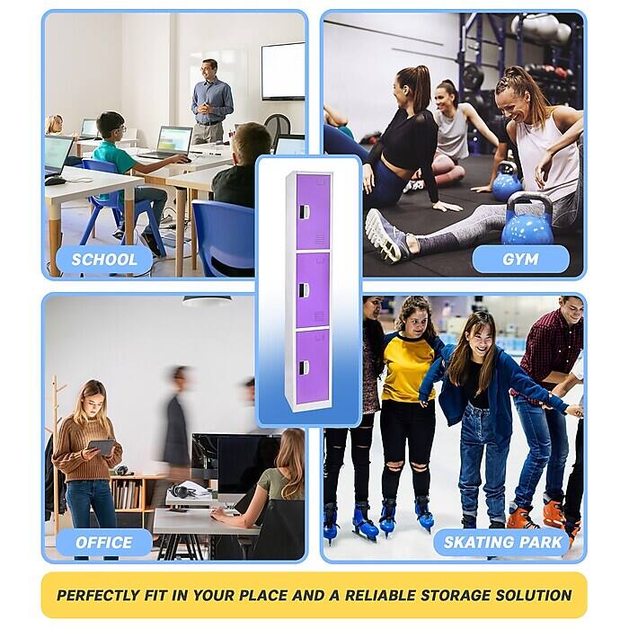 SCHOOL, GYM, OFFICE, SKATING PARK, PERFECTLY FIT IN YOUR PLACE AND A RELIABLE STORAGE SOLUTION